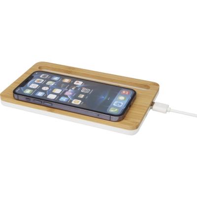 Image of Medake 10W bamboo desktop wireless charger